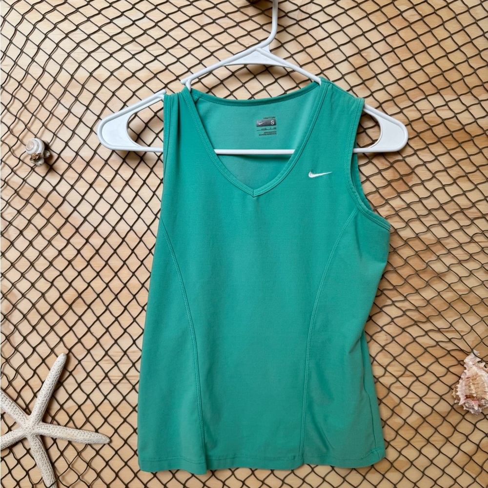 Fitted Green Tank Top